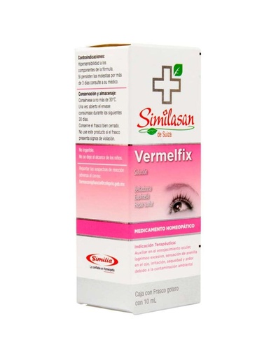 [7611760650188] Similasan Vermelfix Solución Gotas 10 Ml 