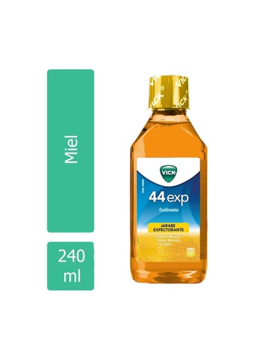 [7590002042090] Jarabe Vick 44 Expectorante Miel de Abeja-Mentol-Eucalipto 240 Ml 
