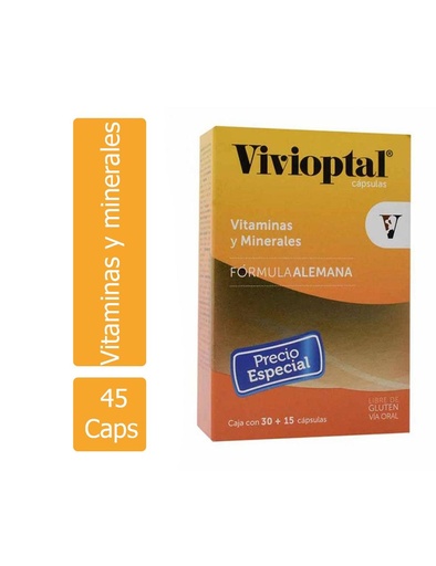[7501587010152] Vivioptal Promoción 30 Cápsulas + 15 Gratis 