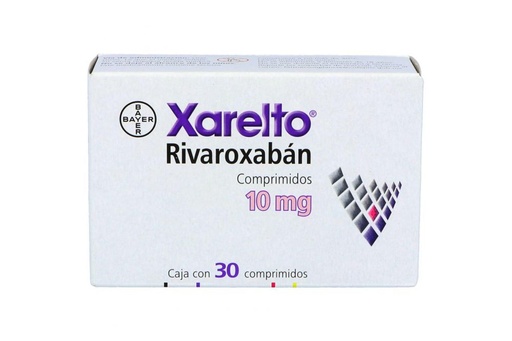 [7501318685499] Xarelto 10 Mg Caja Con 30 Comprimidos - Rx