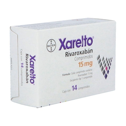 [7501318655508] Xarelto 15 Mg 14 Comprimidos 