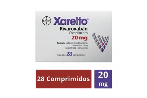 [7501318608788] Xarelto 20 Mg 28 Comprimidos 