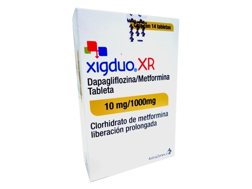 [7501098610063] Xigduo XR 10/1000 Mg 14 Tabletas 
