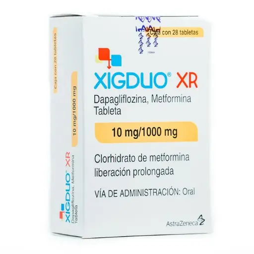 [7501098610025] Xigduo XR 10/1000 Mg 28 Tabletas 