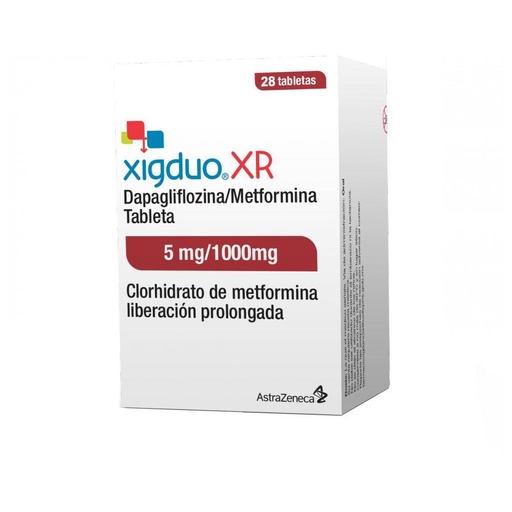 [7501098610032] Xigduo XR 5/1000 Mg Tabletas 28 