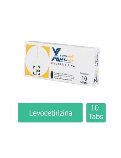 [7501088507625] Xuzal 5 Mg 10 Tabletas 