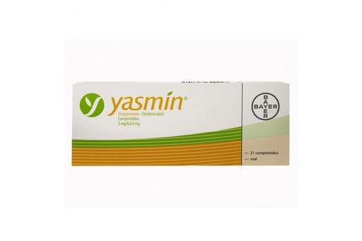 [7703331157506] Yasmin 3/0.03 Mg 21 Grageas 