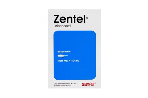 [7501070618919] Zentel 400 Mg 10 Ml Suspensión 
