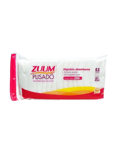 [7501020612042] Algodón Zuum Plisado 200 G 