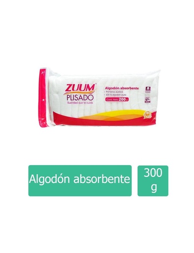[7501020612059] Algodón Zuum Plisado 300 G 