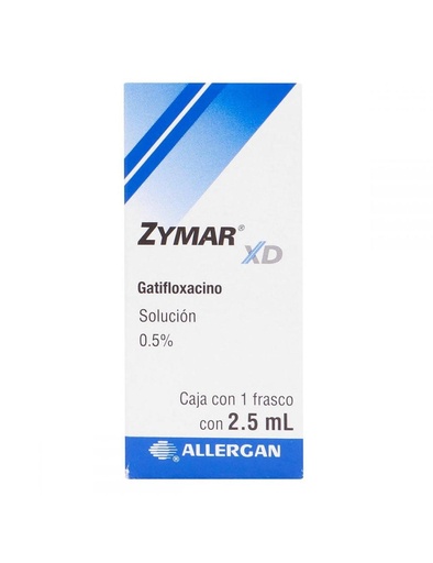 [7501201401342] Zymar XD Solución Oftalmológica 2.5 Ml 
