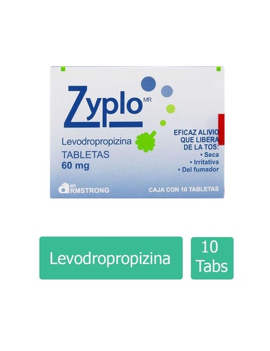 [7501089809902] Zyplo 60 Mg 10 Tabletas levodropropizina