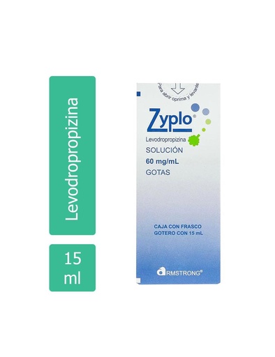 [7501089809421] Zyplo 60 Mg / 1 Ml Solución Gotas 15 Ml levodropropizina