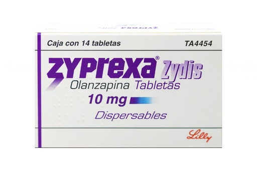 [7501082242096] Zyprexa Zydis 10 Mg 14 Tabletas 