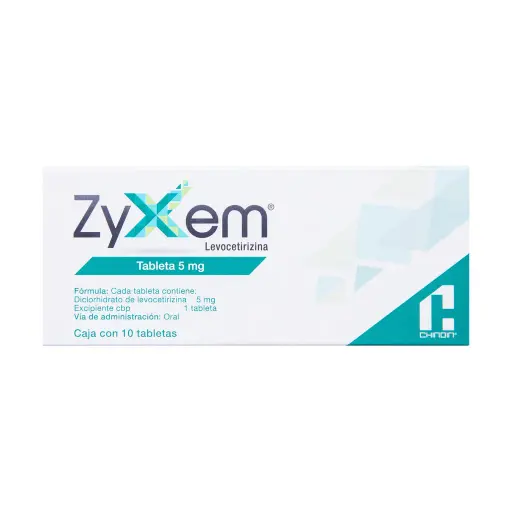 [7501088509001] Zyxem 5 Mg 10 Tabletas 
