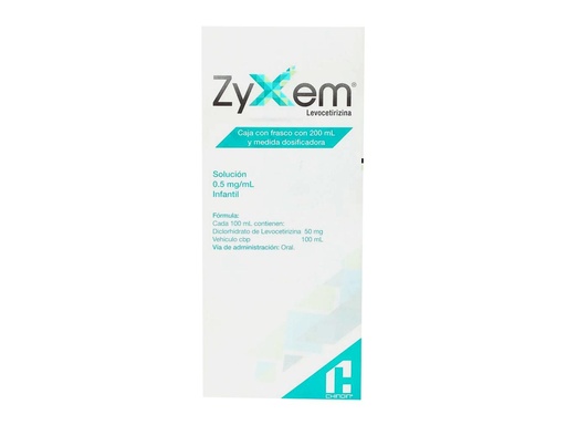 [7501088509049] Zyxem 0.5 Mg / Ml Infantil Frasco 200 Ml 