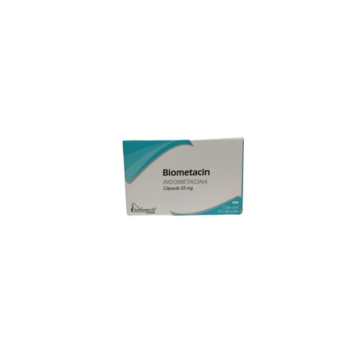 [75016784] Biometacin Indometacina 25 Mg 30 Cápsulas Genérico Bioresearch 