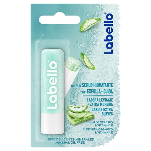[4005900686510] Pomada Labial Labello 2 En 1 Aloe Vera 4.8 G 