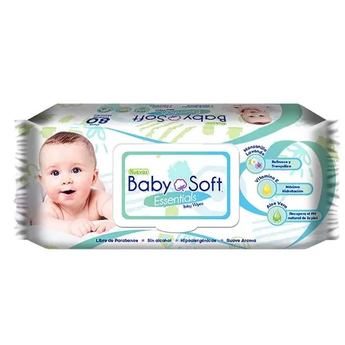 [7501028643093] Toallas Húmedas Baby Soft Essentials 80 Piezas 