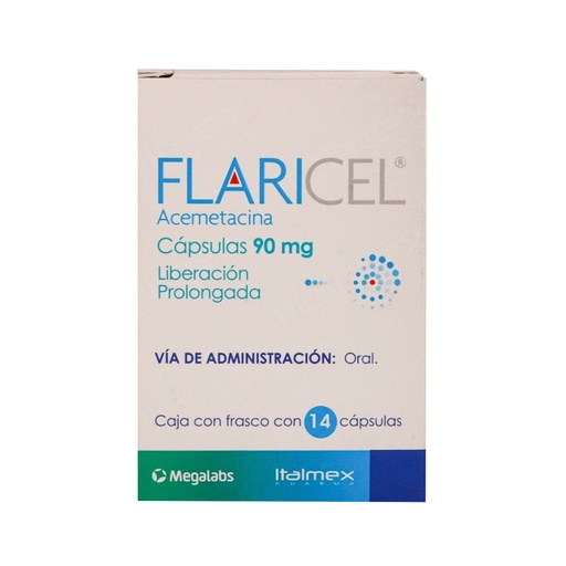 [7501390914913] Flaricel 90 Mg 14 Cápsulas 