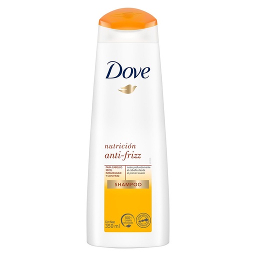 [7506306220218] Shampoo Dove Nutrición Anti Frizz 350 Ml 