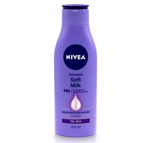 [7501054549895] Crema Corporal Nivea Soft Milk Piel Seca 220 Ml 