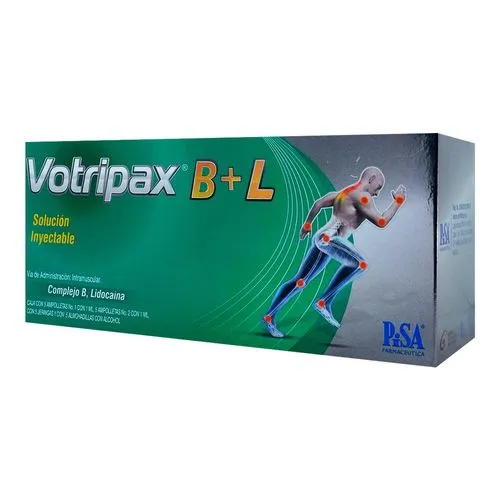 Votripax B+L Solución Inyectable 5 Ampolletas 1 Ml | Club Presalud