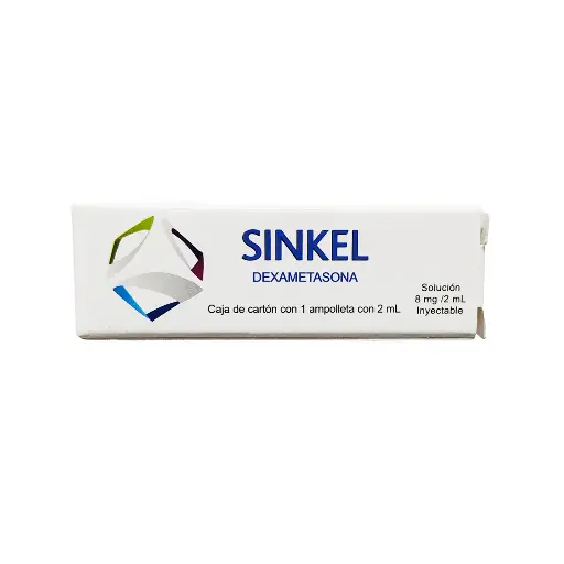 [7502256040067] Sinkel Dexametasona 8 Mg/2 Ml Solución Inyectable Ampolleta Genérico Dankel 