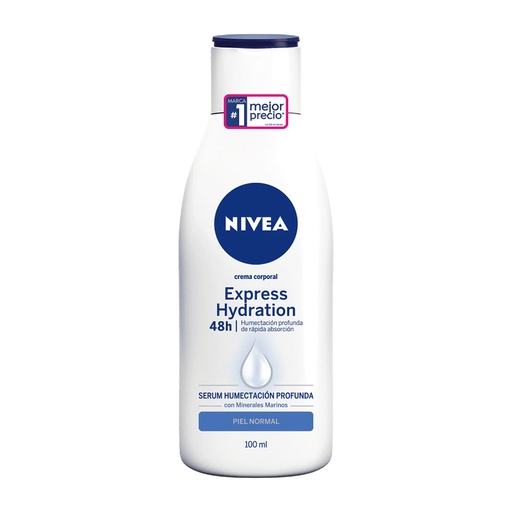[7501054549826] Crema Corporal Nivea Espress Hydration Piel Normal 100 Ml 