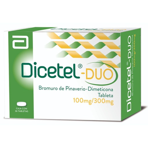 [7501033961946] Dicetel Dúo 100/300 Mg 36 Tabletas 
