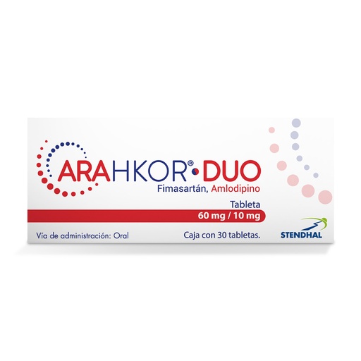 [7501701408759] Arahkor Duo 60/10 Mg 30 Tabletas