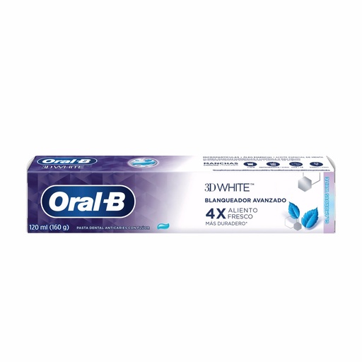 [7500435143134] Pasta Dental Oral B 3D White Glamorous 120 Ml