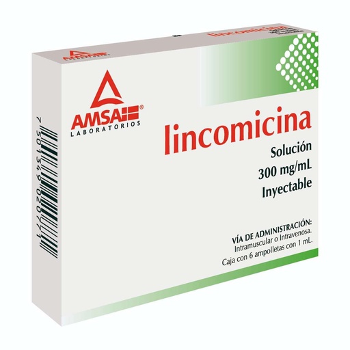 [7501349020771] Lincomicina 300Mg Amp 6X1Ml Lgen   