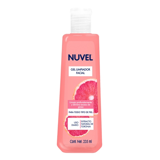 [7501082790450] Gel Nuvel Limpiador Facial 235 Ml 