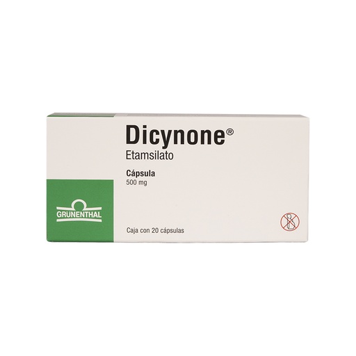[7502209290020] Dicynone 500 Mg 20 Cápsulas 