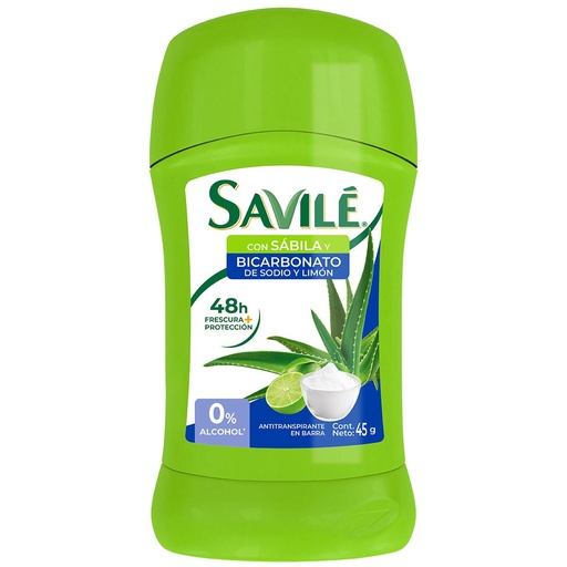 [75068639] Desodorante Savile Bicarbonato Sodio y Limón Stick 45 G 
