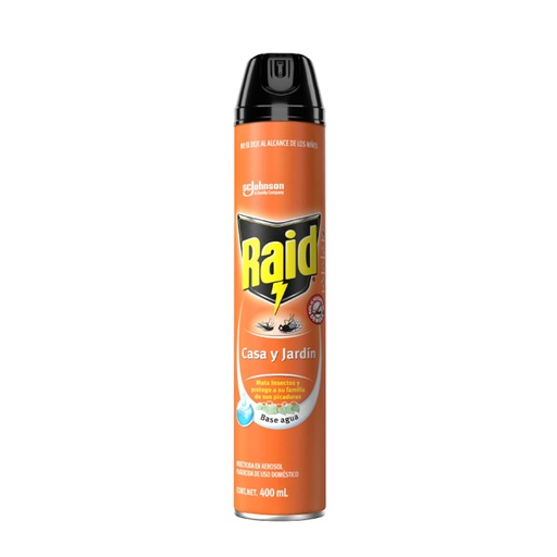 [7501032925956] Raid Casa Y Jardín Mata Insectos Aerosol 400 Ml 