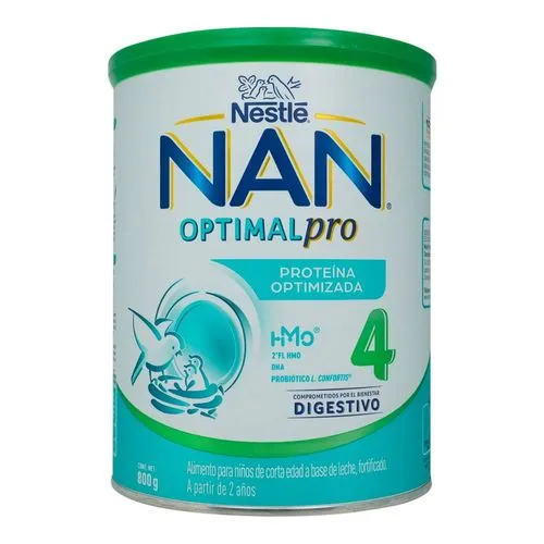 [7501058630650] Fórmula Infantil NAN 4 Optipro 2 Años 800 G 