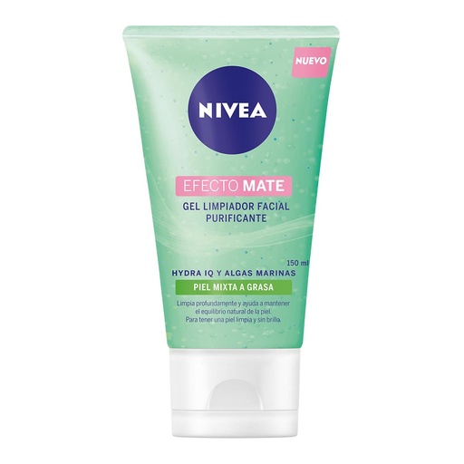 [4005808189687] Gel Nivea Limpiador Facial Efecto Mate 150 Ml 