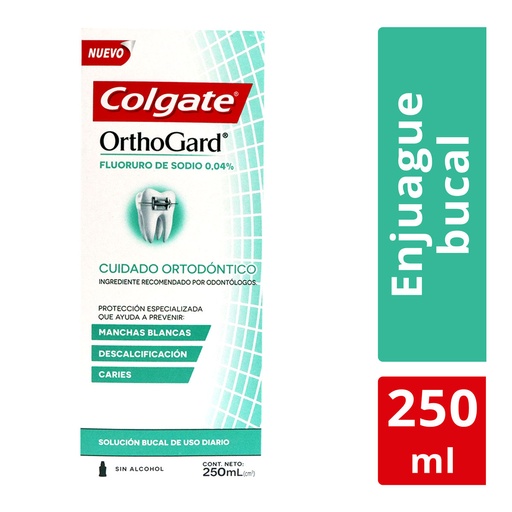 [7891024036570] Enjuage Bucal Colgate OrthoGard 250 Ml 