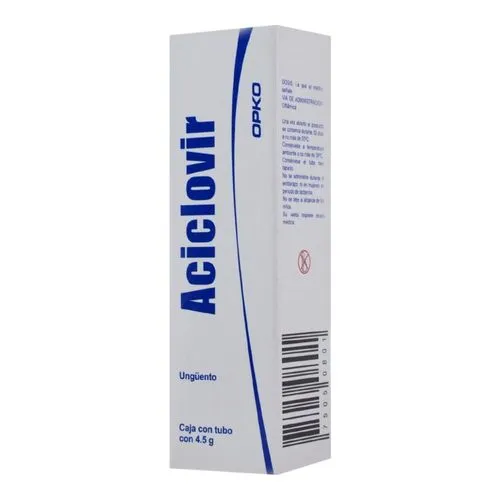 [75050801] Aciclovir Tubo 4.5 G Ungüento Genérico Opko