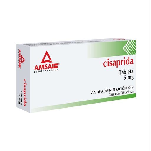 [7501349028326] Cisaprida 5 Mg 30 Tabletas Genérico Amsa 