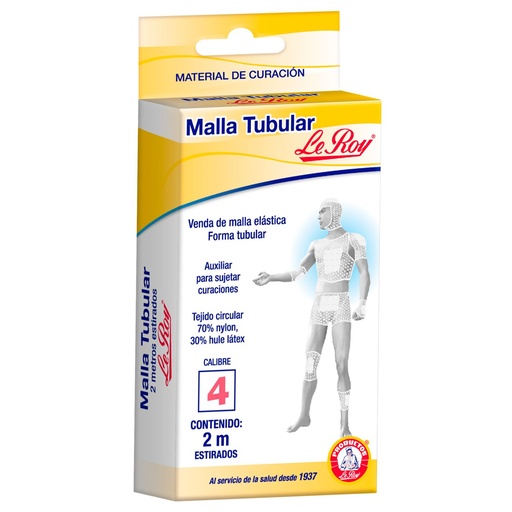 [729513137040] Venda Malla Le Roy Tubular 2 M Calibre 4 
