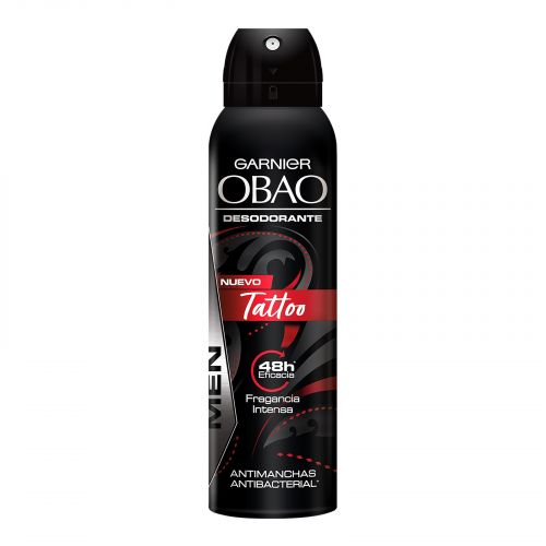 [7509552844627] Desodorante Garnier Obao Men Tattoo Aerosol 150 Ml 