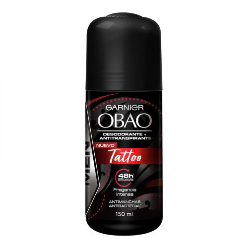 [7509552844634] Desodorante Garnier Obao Men Tattoo Roll On 65 G 