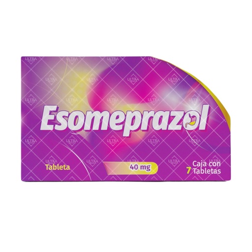 [7502216808362] Esomeprazol 40 Mg 7 Tabletas Genérico Ultra Lab 