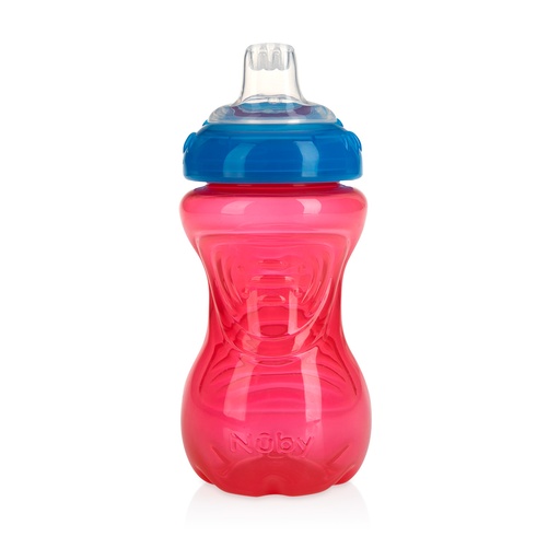[7502269008900] Vaso Entrenador Nuby Con Boquilla Silicón Soft Spout 10 Onzas 