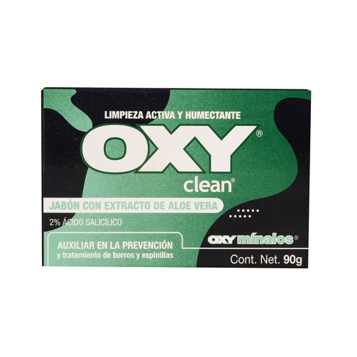 [7503007431424] Jabón Oxy Clean 2% Ácido Salicílico Aloe Vera 90 G 