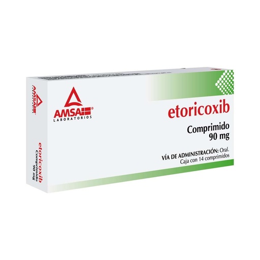 [7501349027787] Etoricoxib 90 Mg 14 Comprimidos Genérico Amsa 