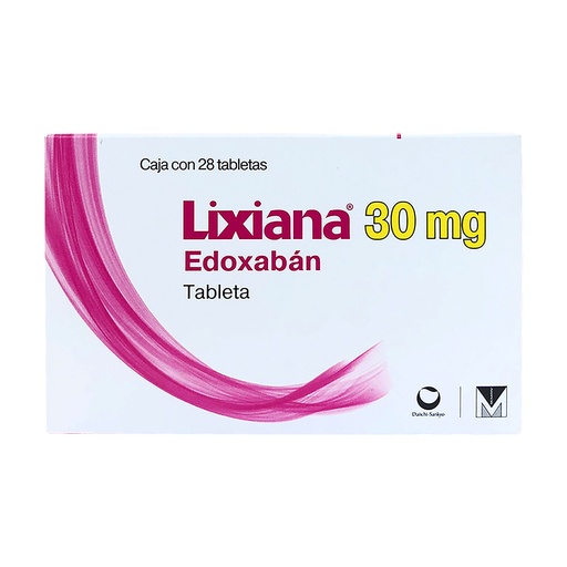 [7506317100707] Lixiana 30 Mg 28 Tabletas 
